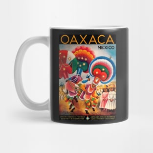 Restored Vintage Oaxaca Mexico Travel Print Mug